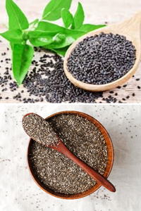 बेसिल सीड्स या चिया सीड्स