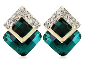 Gold Plated Crystal Stud