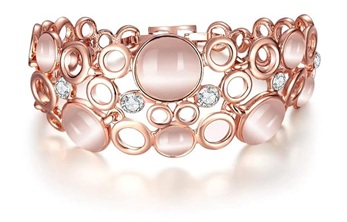 Rose Gold Crystal Bracelet