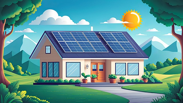 Rooftop solar panels