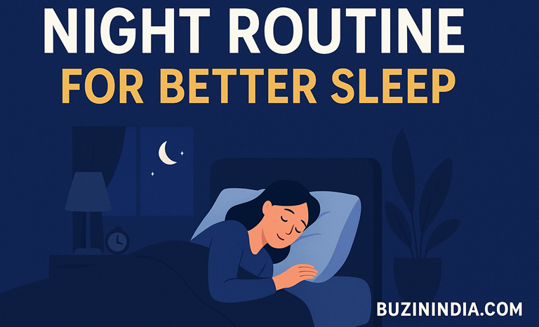 night routine helps