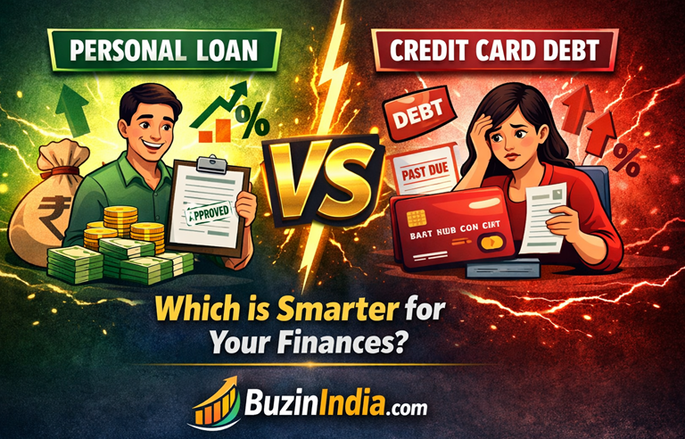 Personal Loan vs Credit Card Debt