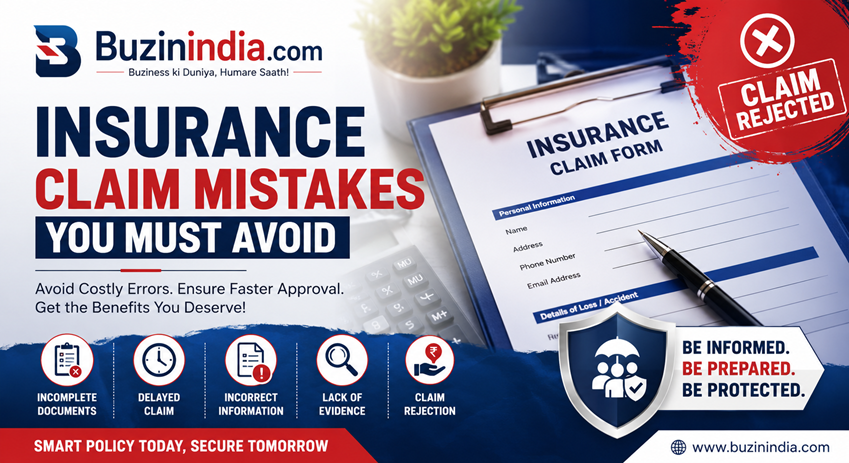 Insurance Claim Mistakes