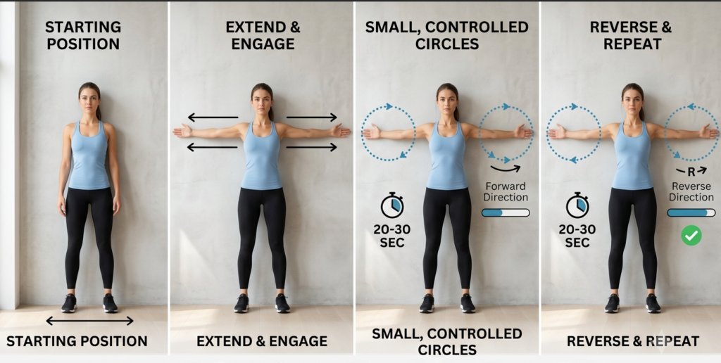 Wall Arm Circles Wall Arm Circles