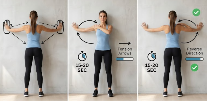 Wall Shoulder Taps Wall Shoulder Taps