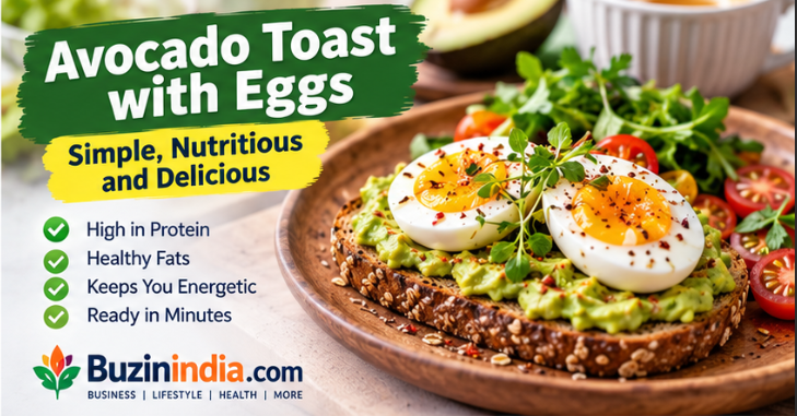 Avocado Toast with Eggs Avocado Toast with Eggs