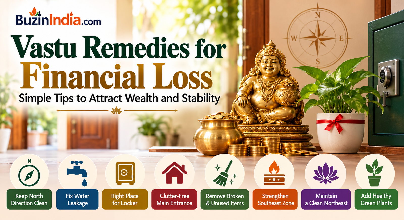 Vastu Remedies for Financial Loss