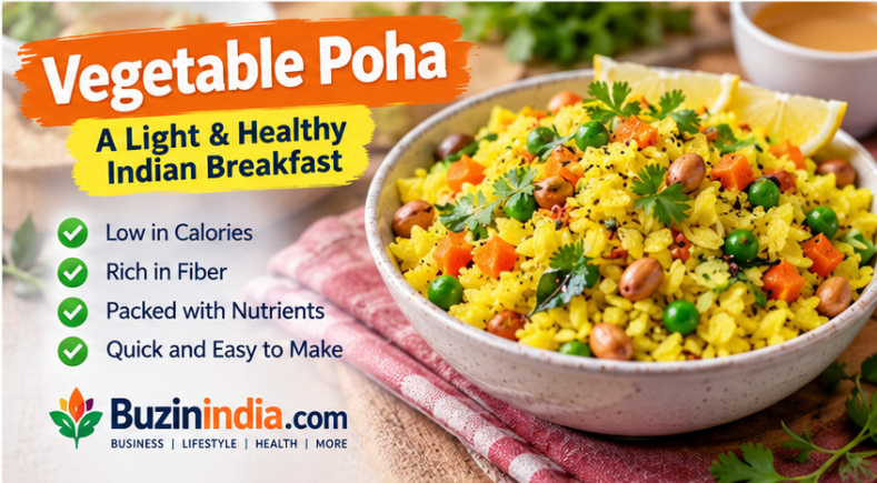 Vegetable Poha Vegetable Poha